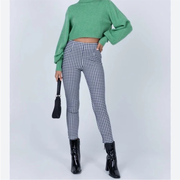 Princess Polly Iggy Gingham Pants - Size 6 - Picture 7 of 8